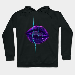 Neon Lips Hoodie